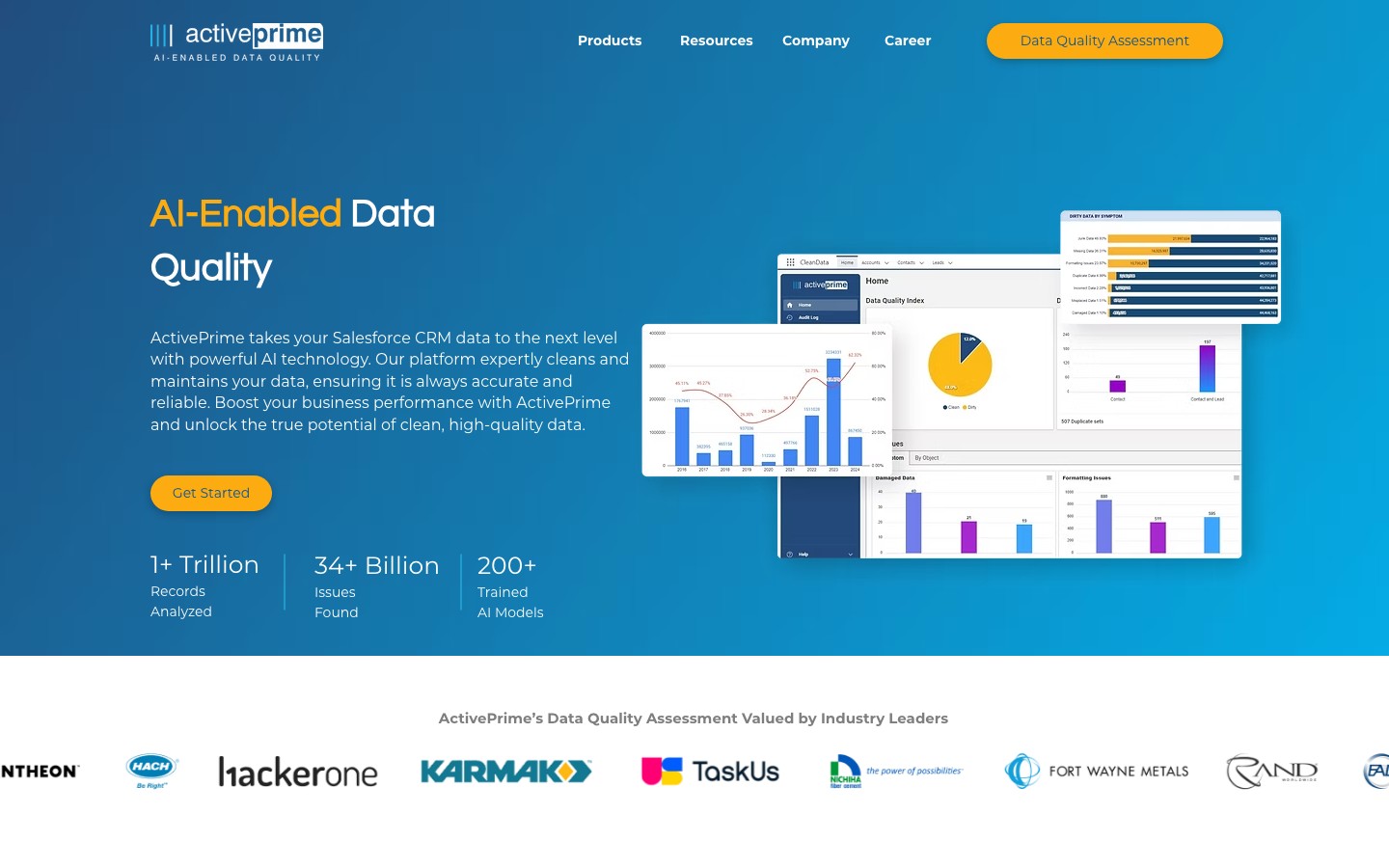 ActivePrime AI Data Quality Platform