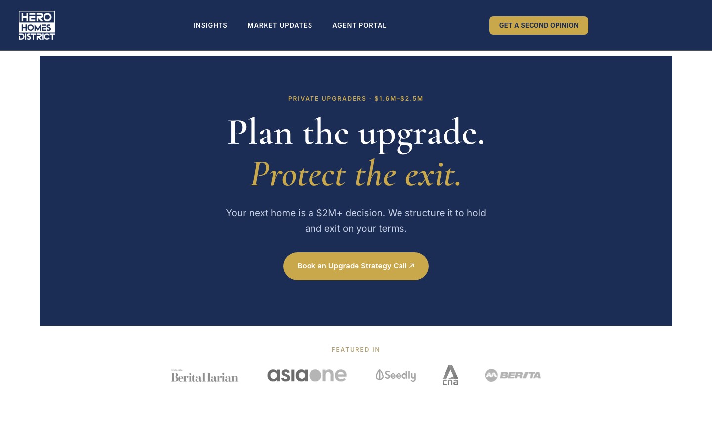Hero Homes Singapore Real Estate Platform
